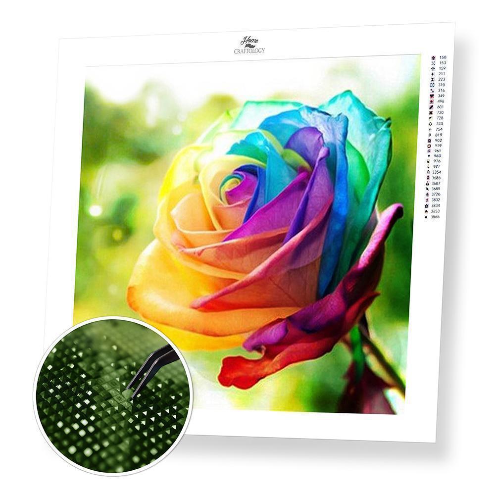 Colorful Rose - Diamond Painting Kit - Home Craftology