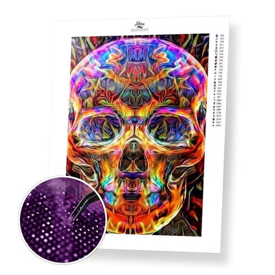 Colorful Skull - Diamond Painting Kit - Home Craftology