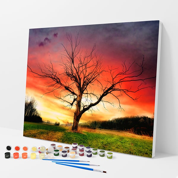 Tree at Sunset Kit - Paint By Numbers