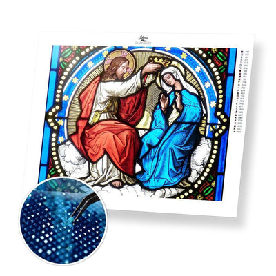 Coronation of the Blessed Virgin Mary - Premium Diamond Painting Kit