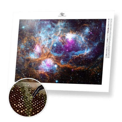 Cosmic Winter Wonderland - Diamond Painting Kit - Home Craftology