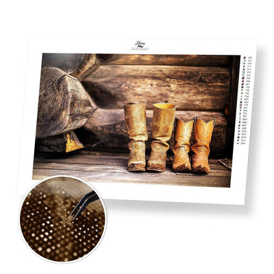 Cowboy Boots - Diamond Painting Kit - Home Craftology