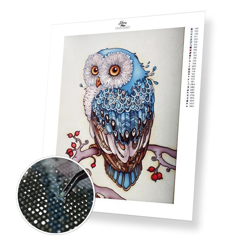 Cute Owl - Diamond Painting Kit - Home Craftology