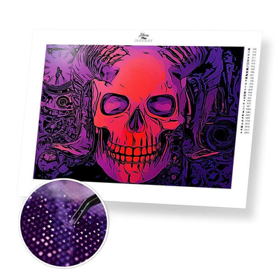 Devil's Skull - Diamond Painting Kit - Home Craftology