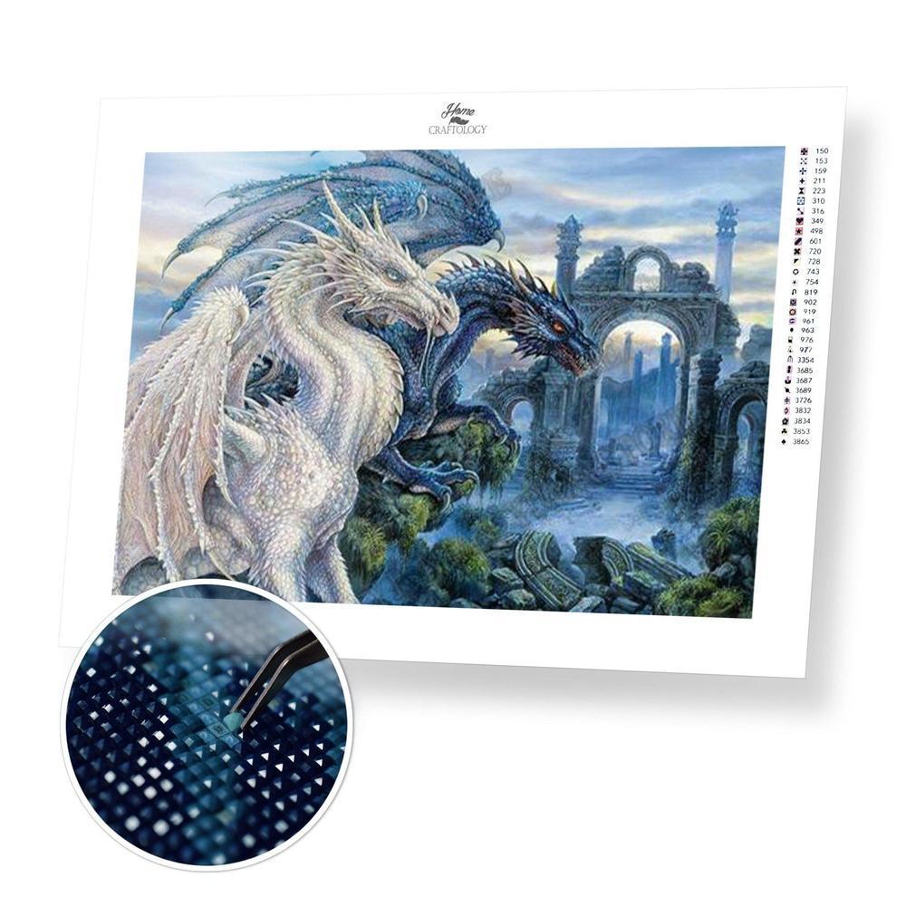 Dragons - Diamond Painting Kit - Home Craftology