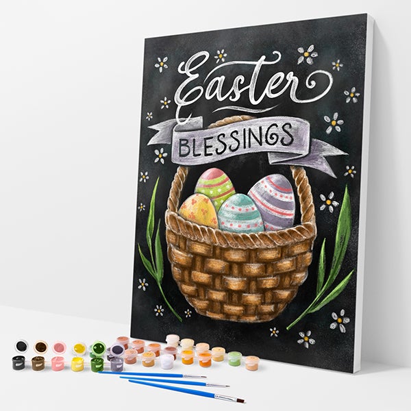 Easter Blessings Kit - Paint By Numbers