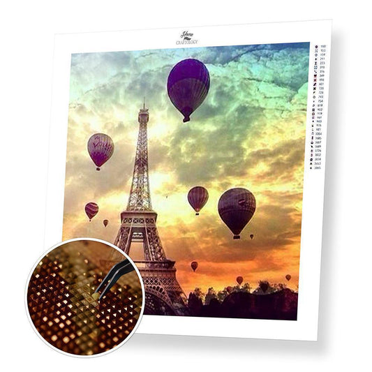 Eiffel Tower - Diamond Painting Kit - Home Craftology