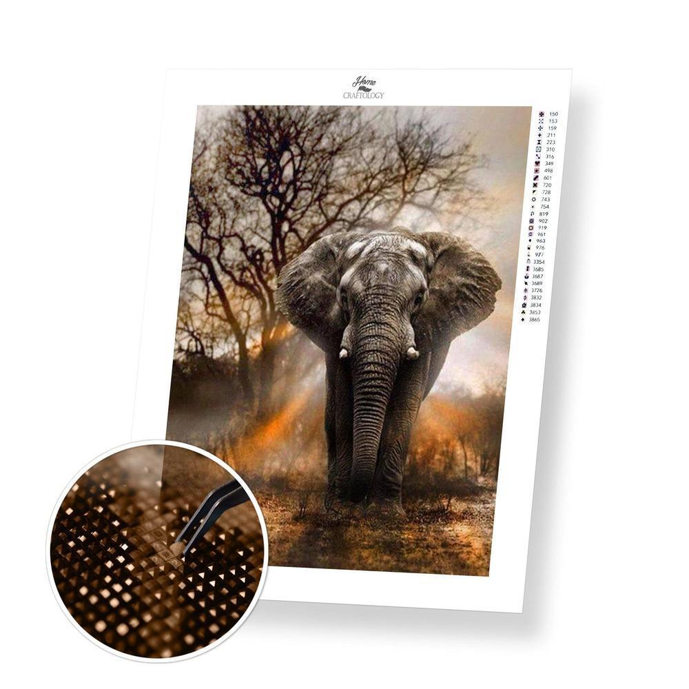 Elephant - Diamond Painting Kit - Home Craftology