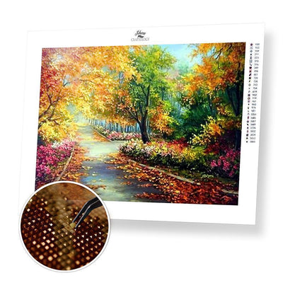 Fall Season - Diamond Painting Kit - Home Craftology