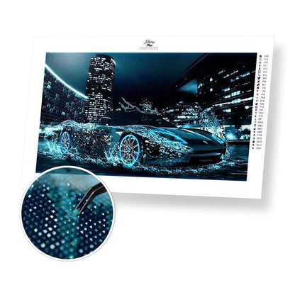 Fast Car - Diamond Painting Kit - Home Craftology