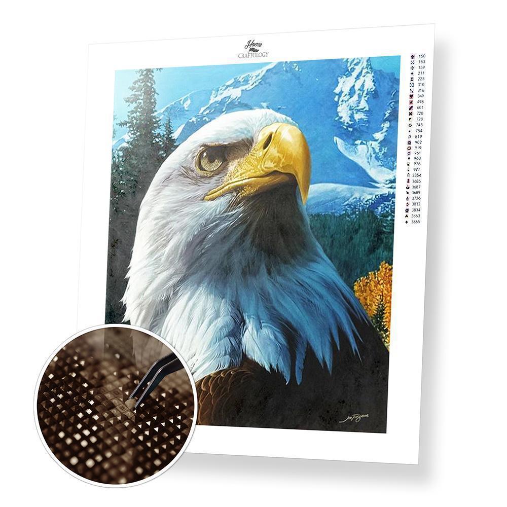 Fierce Eagle - Diamond Painting Kit - Home Craftology
