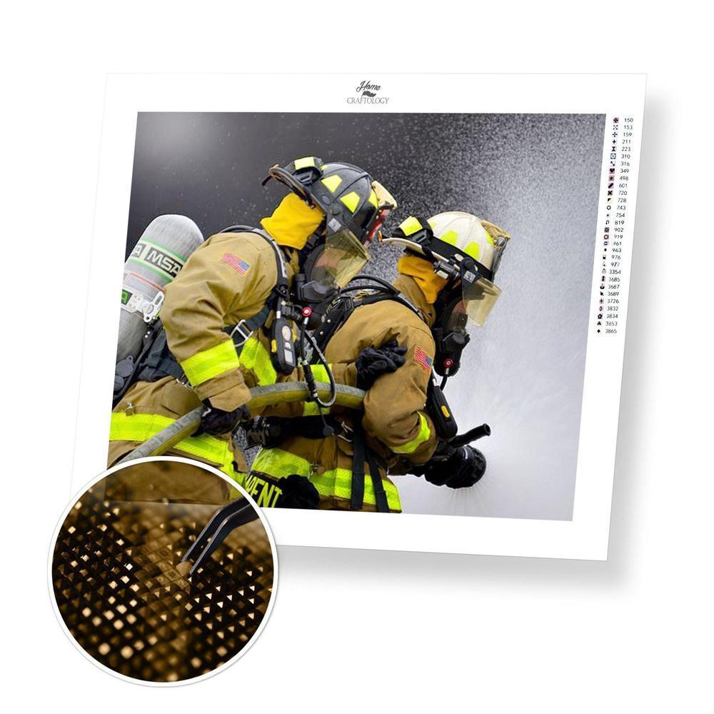 Firefighters - Diamond Painting Kit - Home Craftology