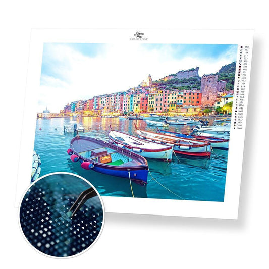 Fishing Village - Exclusive Premium Diamond Painting Kit