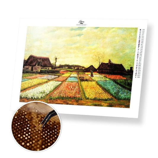 Flower Beds in Holland - Premium Diamond Painting Kit