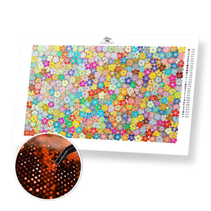 Flower Power - Premium Diamond Painting Kit