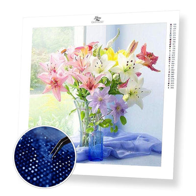 Flowers - Diamond Painting Kit - Home Craftology