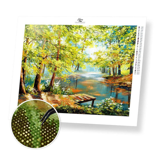 Forest River - Exclusive Premium Diamond Painting Kit