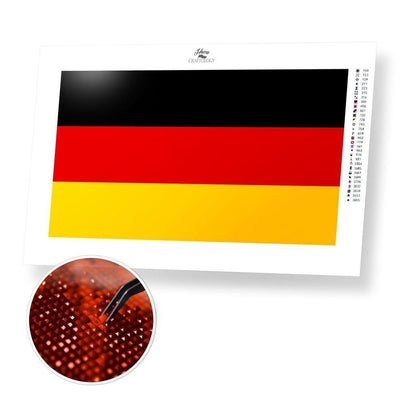 Germany Flag - Diamond Painting Kit - Home Craftology