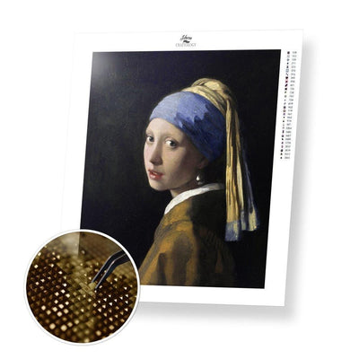 Girl with a Pearl Earring - Diamond Painting Kit - Home Craftology