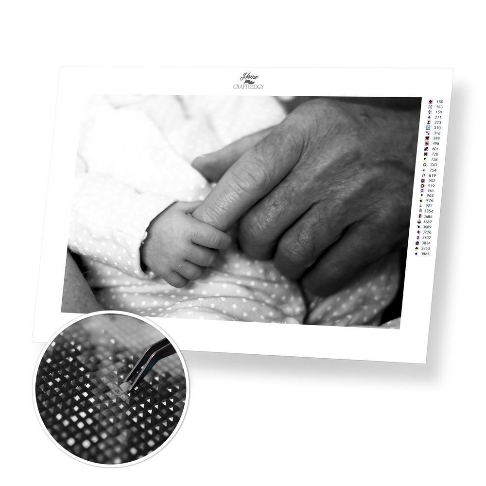 Grandparent and Child - Premium Diamond Painting Kit