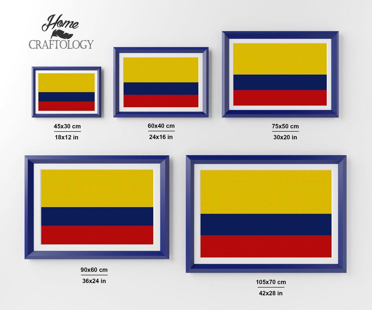 Colombia Flag - Premium Diamond Painting Kit