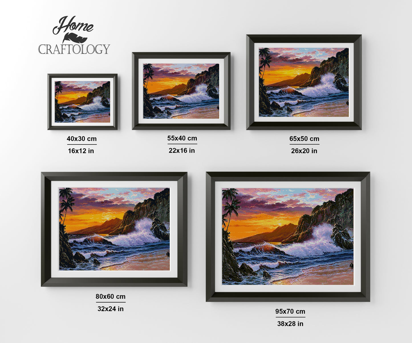 Beach Waves - Premium Diamond Painting Kit