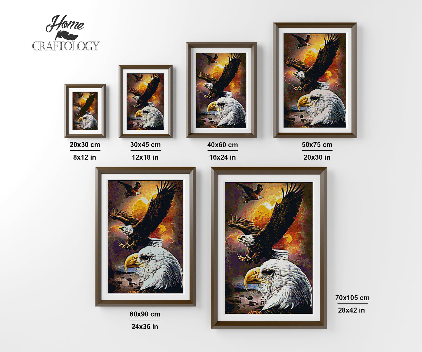 Eagles - Premium Diamond Painting Kit