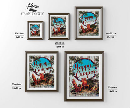 Happy Campers - Premium Diamond Painting Kit