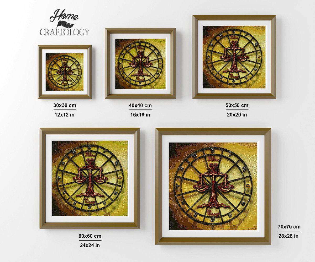 Libra Horoscope - Premium Diamond Painting Kit