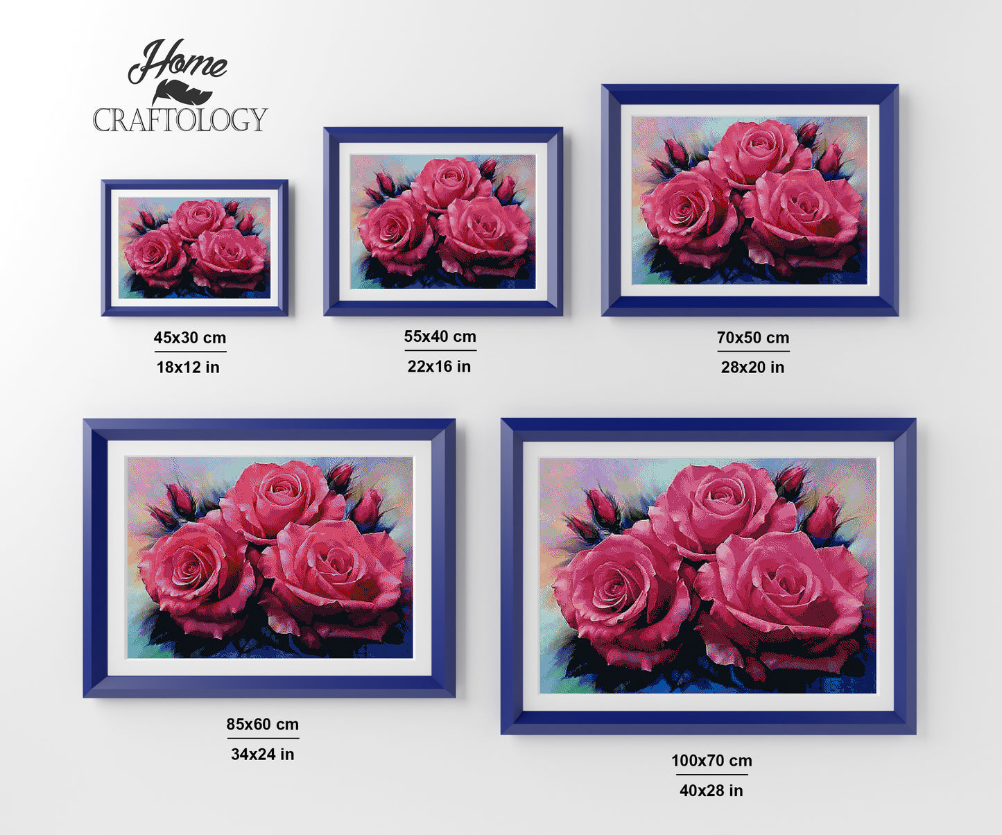 Majestic Rose - Premium Diamond Painting Kit