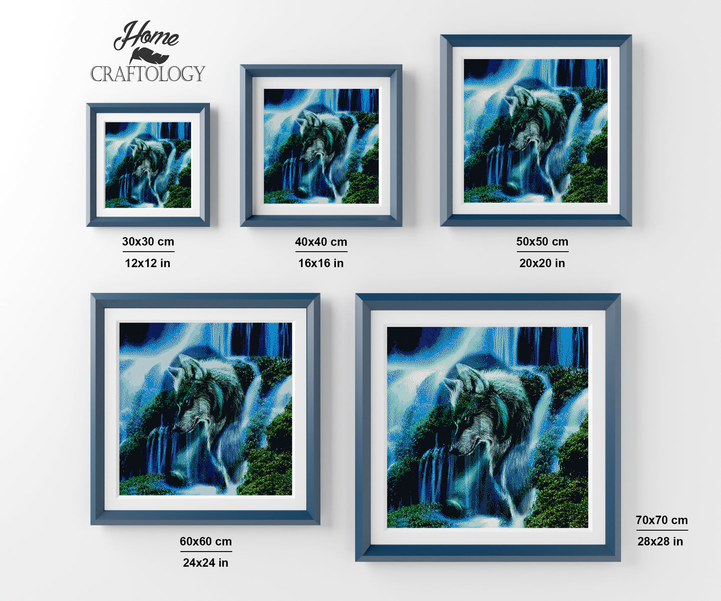 Majestic Wolf - Premium Diamond Painting Kit