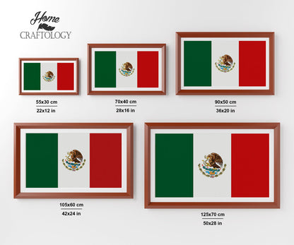 Mexico Flag - Premium Diamond Painting Kit