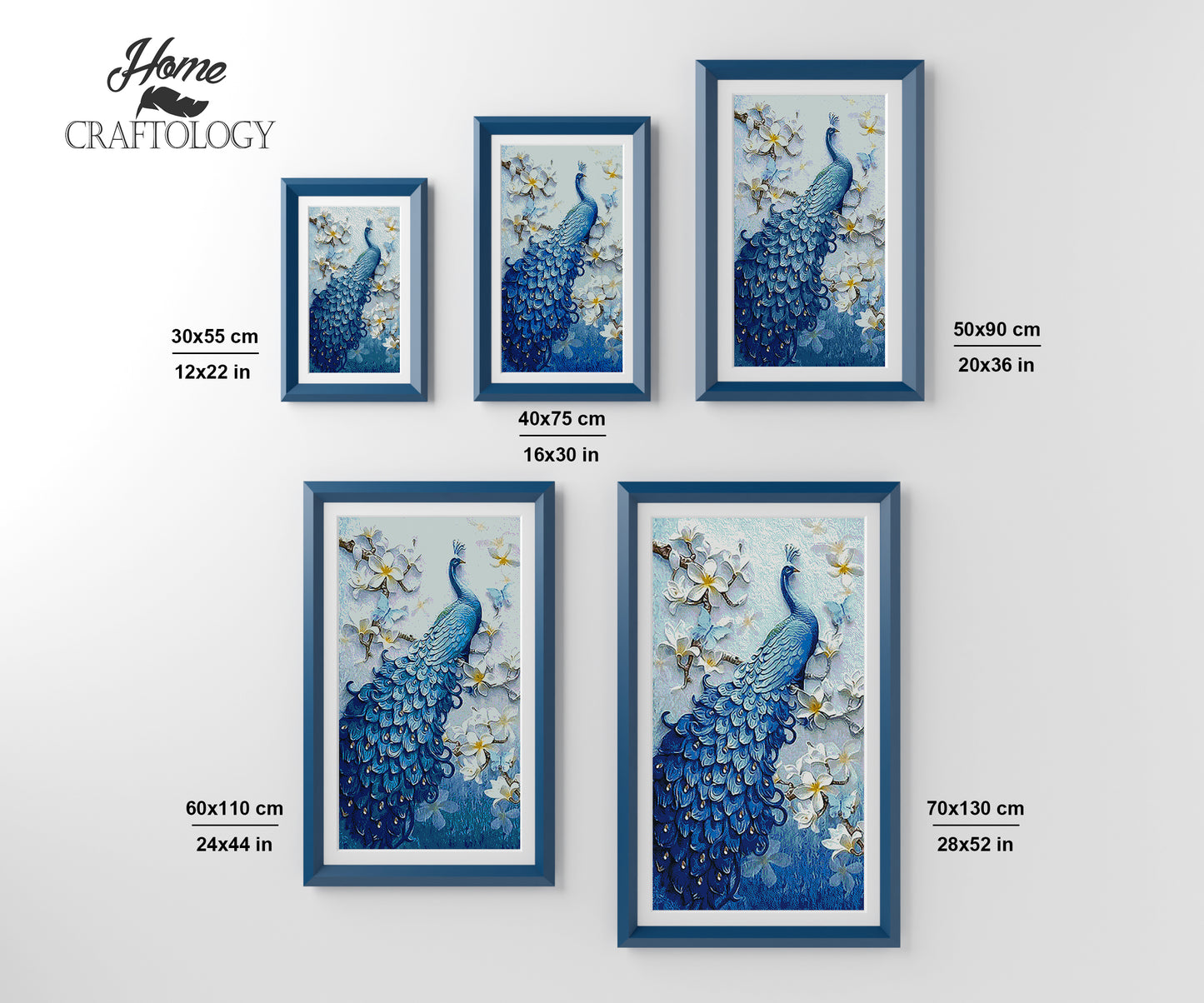 Peacock - Premium Diamond Painting Kit