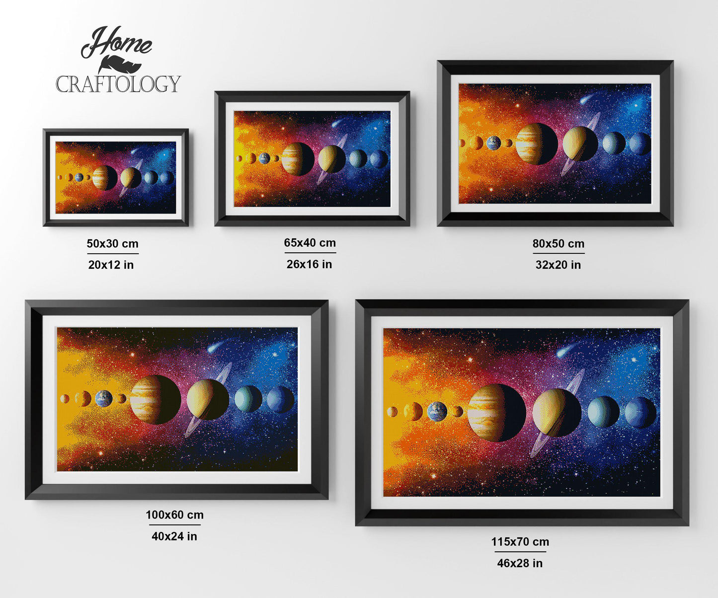 Planets - Premium Diamond Painting Kit