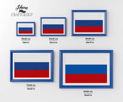 Russia Flag - Premium Diamond Painting Kit
