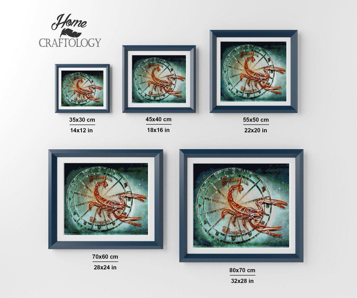 Scorpio Horoscope - Premium Diamond Painting Kit