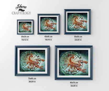 Scorpio Horoscope - Premium Diamond Painting Kit