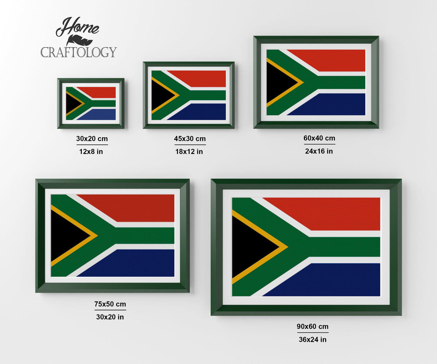 South Africa Flag - Premium Diamond Painting Kit