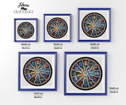 Sun and Moon - Premium Diamond Painting Kit