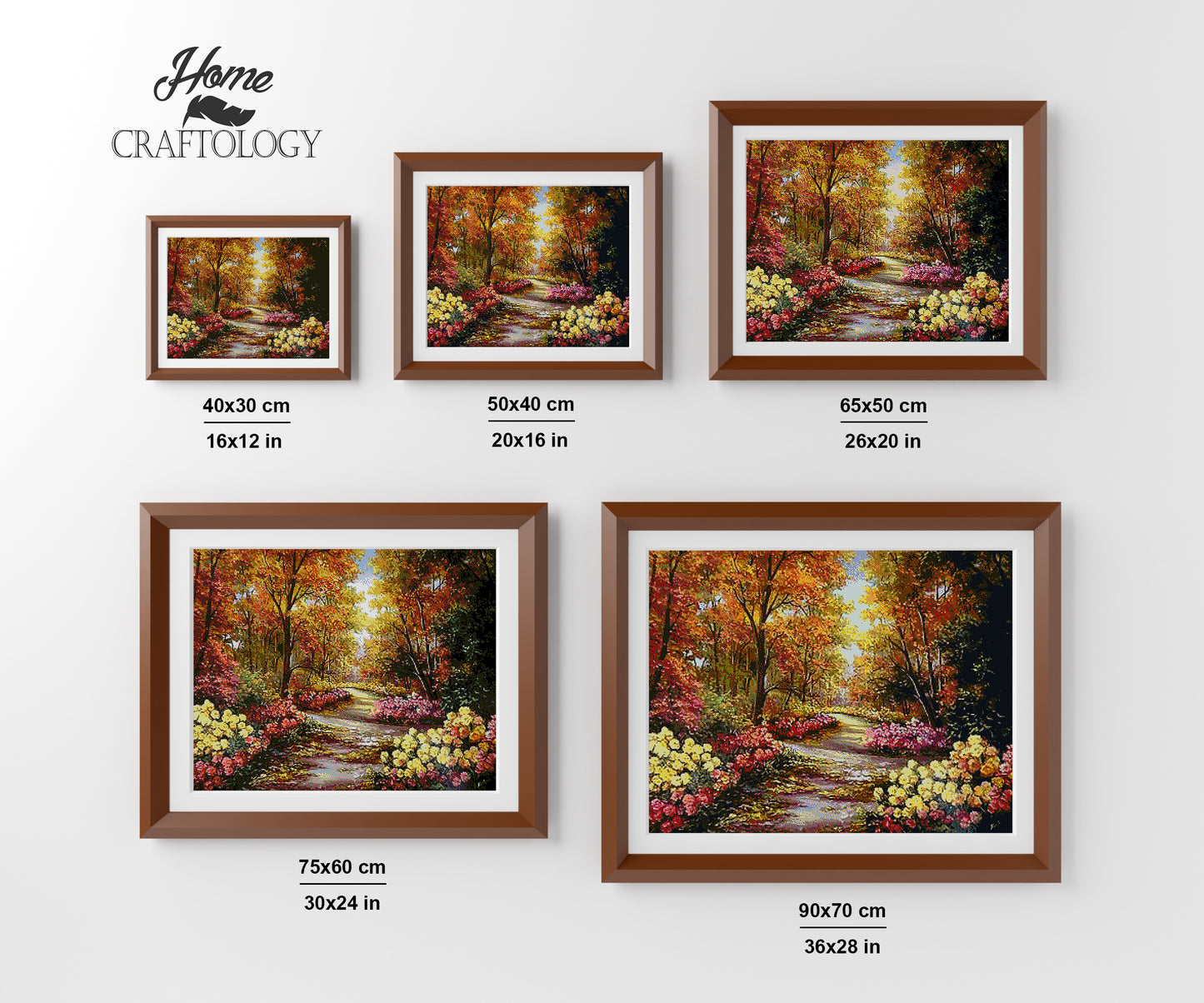 Trees and Flowers - Premium Diamond Painting Kit