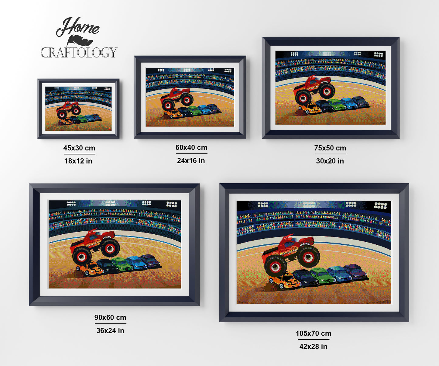 Monster Truck - Premium Diamond Painting Kit