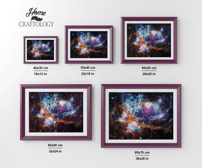 Cosmic Winter Wonderland - Premium Diamond Painting Kit