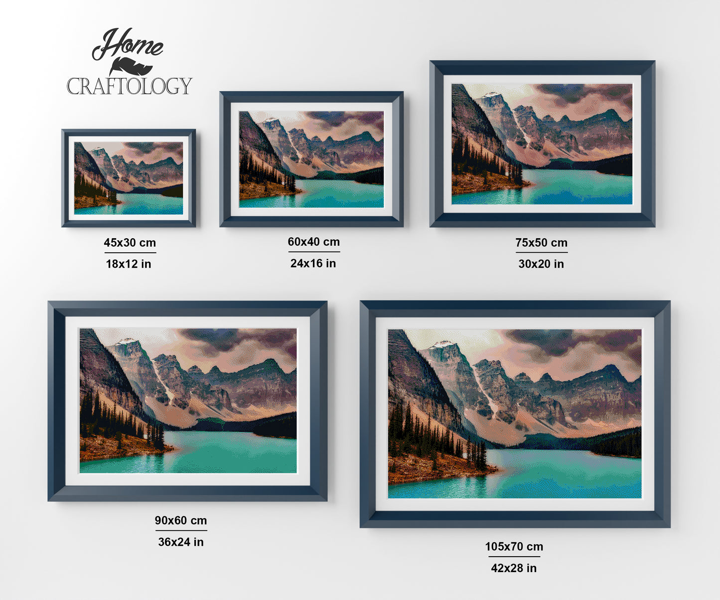 Lake Moraine - Premium Diamond Painting Kit