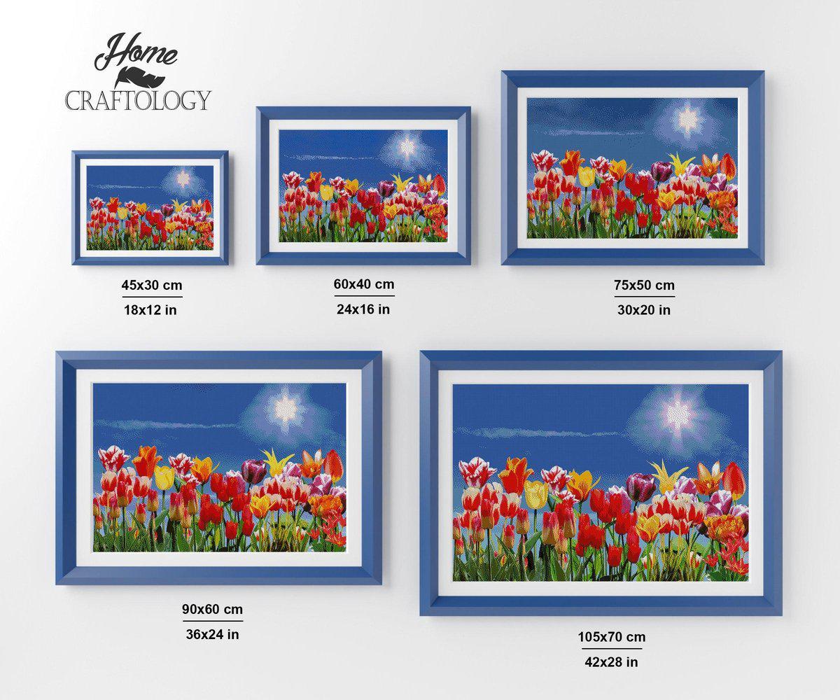 Spring Flowers - Premium Diamond Painting Kit