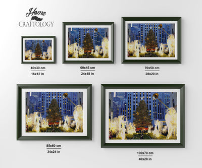 Rockefeller Center Christmas Tree - Premium Diamond Painting Kit