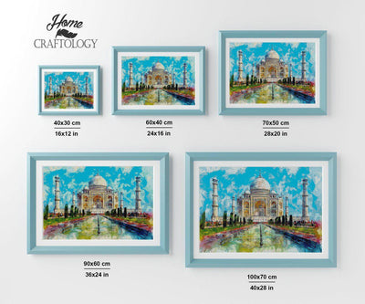 Taj Mahal Painting - Premium Diamond Painting Kit