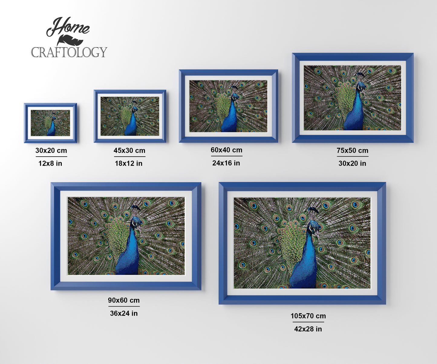 Indian Peafowl - Premium Diamond Painting Kit