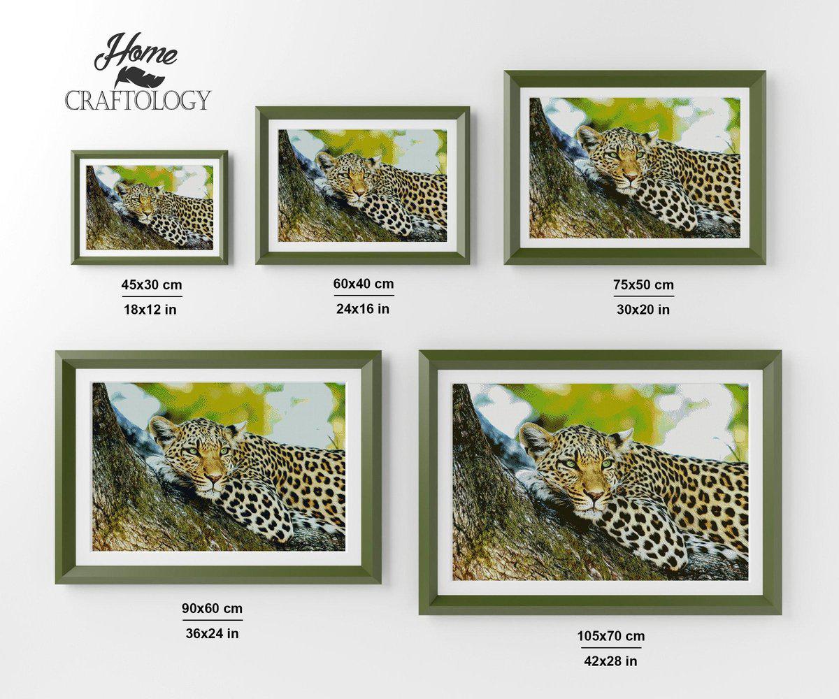 Mesmerizing Leopard - Premium Diamond Painting Kit
