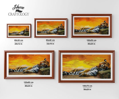 Resting Tiger - Premium Diamond Painting Kit