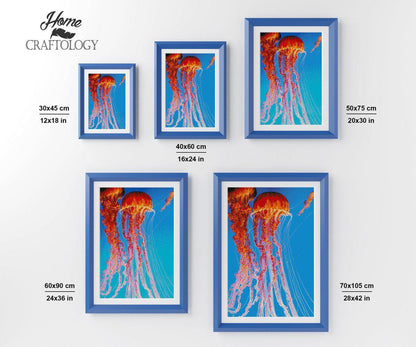 Jellyfish - Premium Diamond Painting Kit